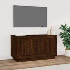 shumee TV skříňka hnědý dub 80 x 35 x 45 cm kompozitní dřevo