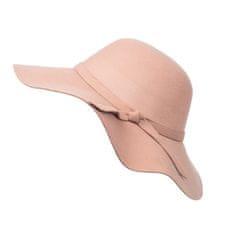 Aleszale Klasický dámský klobouk z plsti - béžová
