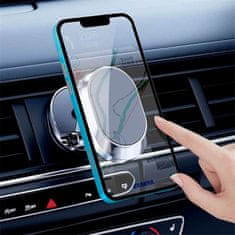 Netscroll Magnetický držák telefonu do auta, 720-stupňový skládací rotační držák telefonu do auta, MagnetHolder