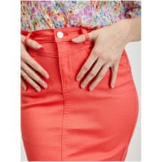Orsay Oranžová dámská džínová sukně ORSAY_710295-92 32