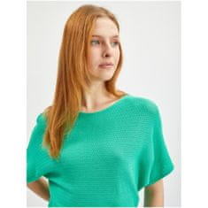 Orsay Světle zelený dámský svetr s krátkým rukávem ORSAY XS ORSAY_507435-896000 XS