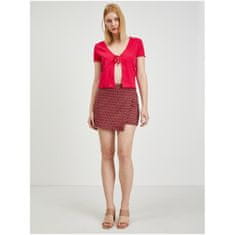Orsay Červená dámská vzorovaná sukně/kraťasy ORSAY_321054224000 XS