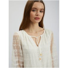 Orsay Bílé dámské krajkové šaty ORSAY_443006001000 48