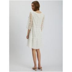 Orsay Bílé dámské krajkové šaty ORSAY_443006001000 48