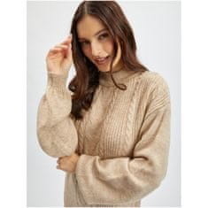 Orsay Béžové dámské svetrové šaty ORSAY_530396-773000 XL
