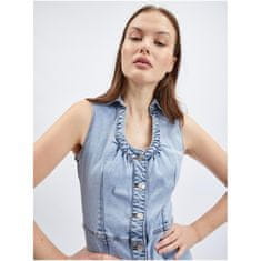 Orsay Světle modré dámské džínové šaty ORSAY_460138-549000 38