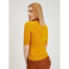 Orsay Žlutý dámský svetr s krátkým rukávem ORSAY_507315-142000 M