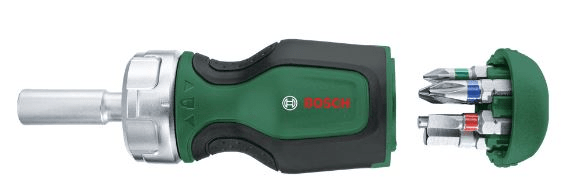 Boschev kratki izvijač s 6 nastavki (1.600.A02.7PK)