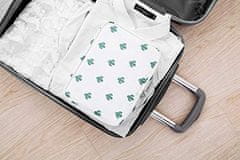 INNA Toaletní taška Make Up Bag Make Up Case Cestovní taška Beauty Case s rukojetí a kapsou Zrcadlo Kosmetické pouzdro v bílém kaktusu KOSBARBADOS-5