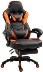 BHM Germany Kancelářská židle Serena, černá / oranžová
