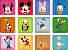 Trefl Sada 3v1 Mickey a přátelé (2x puzzle + pexeso)