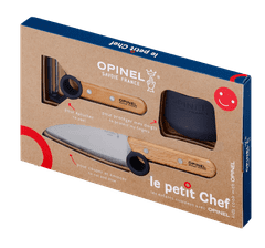 Opinel Dětský kuchařský set na krájení klučičí modrý Le Petit Chef Opinel