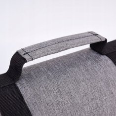 INNA Toaletní taška Cestovní kosmetická taška Toaletní taška s háčkem v šedé barvě KOSBOLOGNA-3