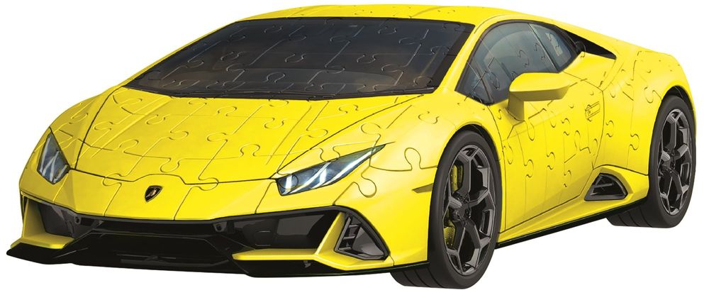 Levně Ravensburger 3D Puzzle Lamborghini Huracán Evo žluté 108 dílků