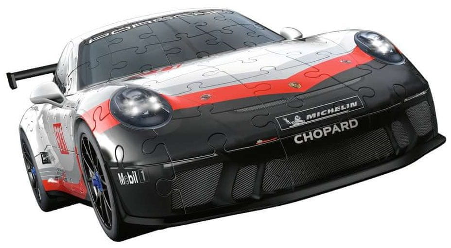Levně Ravensburger 3D Puzzle Porsche GT3 Cup 108 dílků