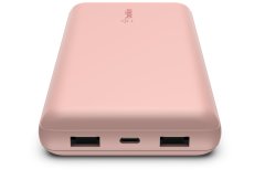 Belkin USB-C 15W PowerBanka 20000mAh, růžová, BPB012btRG