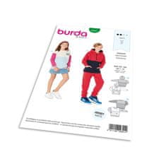 Burda Střih Burda 9301 - Dětská mikina (2 varianty)