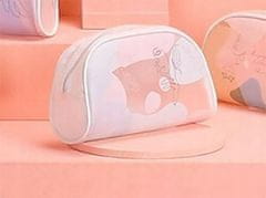 INNA Průhledná kosmetická taška Toaletní taška Malá kosmetická taška Vodotěsný