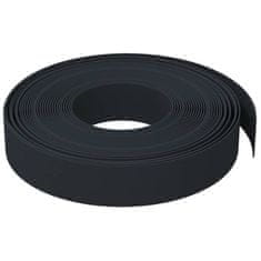 Vidaxl Travní lem černý 10 m 10 cm polyethylen