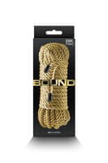 NS Novelties BOUND Rope (Gold), 7,5 m bondážní lano z umělého vlákna