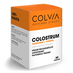 COLVIA Colostrum+ Kurkumin+ Piperin (450mg)/ 60 tobolek