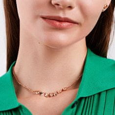 Rosato Hravý pozlacený náhrdelník s ozdobami Gaia RZGA08