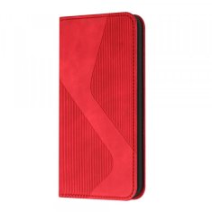 MFashion Koženkové pouzdro iPhone 12 Mini - červené - Premium