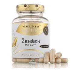 Golden Nature GN Exclusive Ženšen pravý 80% ginsenosidů 100 cps.