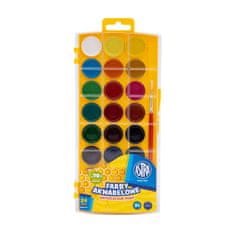 Astra Vodové gelové barvy (vhodné i na akvarel) průměr 25mm, 24 barev, 302023001
