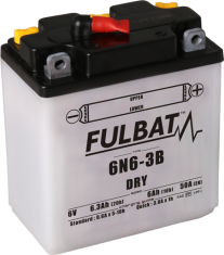 Fulbat Konvenční motocyklová baterie FULBAT 6N6-3B Včetně balení kyseliny 550518