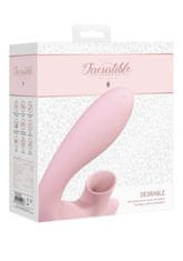 Shots Toys Irresistible Desirable pink vibrátor se stimulátorem klitorisu