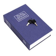 Timeless Tools Bezpečnostní schránka ve tvaru knihy - modrá