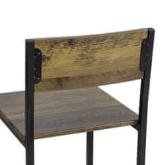 SoBuy SoBuy OGT27-N 3 dílný barový stůl se židlemi Jídelní stůl Bistro stůl se 2 barovými židlemi Sedací souprava
