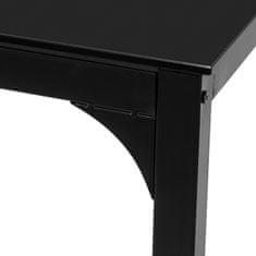 SoBuy SoBuy OGT38-SCH Jídelní stůl Barový stůl se skleněnou deskou Zahradní stůl Skleněný stůl 60x100x60cm