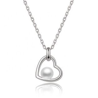 NUBIS Střibrný náhrdelník s perlou