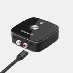 Ugreen Bluetooth audio přijímač aptX 2RCA / 3.5mm jack, černý