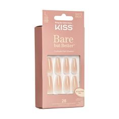 KISS Nalepovací nehty Bare but Better Nails - Nude Drama 28 ks