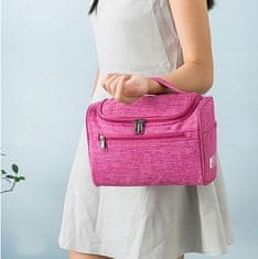 INNA Kosmetické pouzdro Toaletní taška Make Up Bag Make Up Bag Travel Bag Travelcosmetic s rukojetí pro přenášení v růžové KOSCUBA-14
