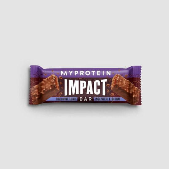 MyProtein Impact Protein Bar, 64 g Příchuť: Fudge brownie
