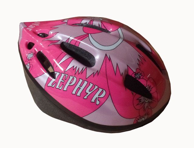 ACRAsport Přilba cyklistická dětská Zephyr růžová S