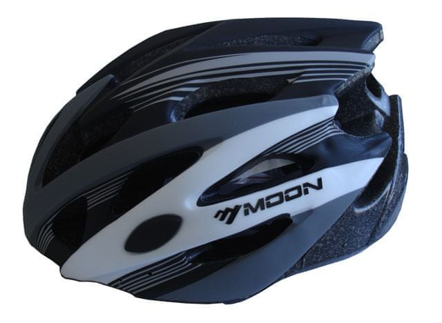 ACRAsport Přilba cyklistická MOON Basic bílá/černá M