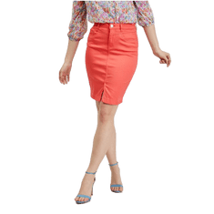 Orsay Oranžová dámská džínová sukně ORSAY_710295-92 32