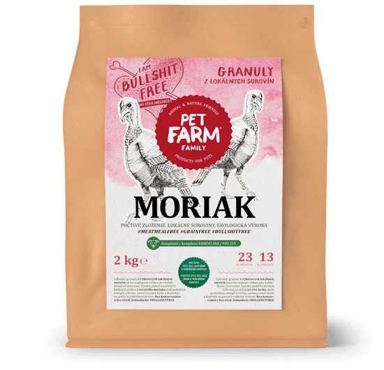 Pet Farm Family Moriak granule pro psy 2kg