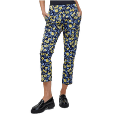 Orsay Žluto-modré květované zkrácené kalhoty ORSAY_356242-520000 34