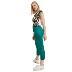 Orsay Zelené dámské zkrácené kalhoty ORSAY_372099-861000 42
