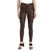 Tmavě hnědé dámské koženkové kalhoty ORSAY_319257-764000 34