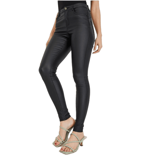 Orsay Černé dámské koženkové kalhoty ORSAY_319259-660000