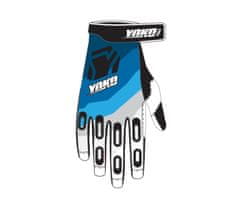 YOKO Motokrosové rukavice YOKO TWO černo/bílo/modré XL (10) 67-226707-10