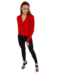 Orsay Červený dámský kardigan s příměsí vlny ORSAY_511193-330000 XL