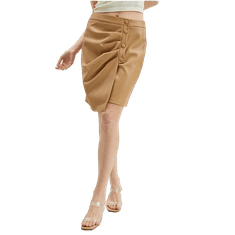 Orsay Světle hnědá dámská koženková sukně ORSAY_721143-085000 38